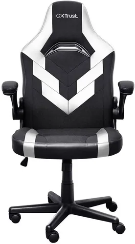 Vista 4 de Trust GXT 703W Riye - Silla para videojuegos, color negro y blanco