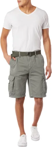 Vista 34 de Unionbay Survivor pantalones cortos de cargo con cinturón para hombre