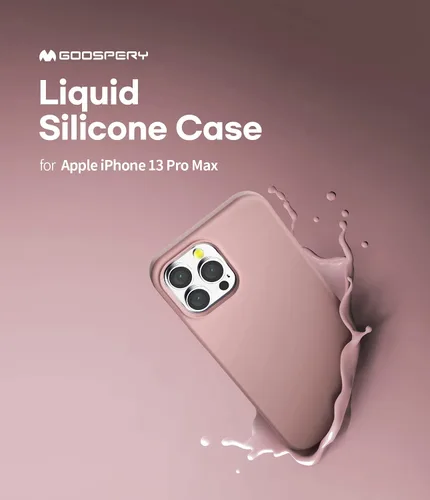 Vista 7 de GOOSPERY Funda de silicona líquida compatible con iPhone 13 Pro Max, protección de cuerpo completo, suave al tacto, a prueba de golpes, con forro