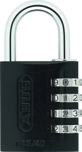 Vista 11 de ABUS 145/20 Pequeña Cerradura de Combinación No-TSA para Equipaje, Mochila, Reajustable, Negro
