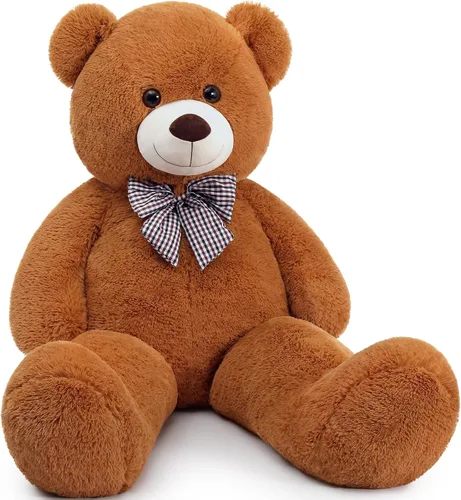 Vista 32 de MaoGoLan Oso de Peluche Teddy Gigante, Animal de Peluche Grande de Tamaño Real, 5 Pies, Suave y Esponjoso Gran Regalo de Oso Teddy para Baby Shower