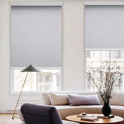 Vista 7 de MYshade - Persianas enrollables personalizadas para ventana, persianas enrollables para ventanas inalámbricas, bloqueo solar, protección