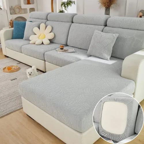 Vista 16 de Funda mágica universal para interior de sofá, funda de sofá resistente al desgaste, funda de sofá modular en forma de L, diván con cojín separado
