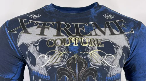Vista 8 de Xtreme Couture by Affliction - Camiseta para hombre, color azul