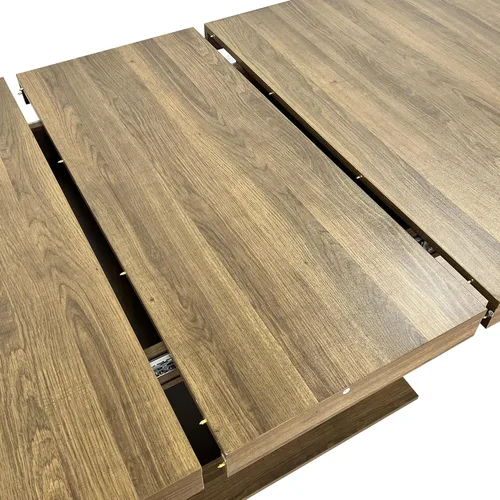 Vista 7 de [Usado] KEIKI Mesa de comedor extensible de 62.99 a 78.7 pulgadas, moderna mesa de cocina extensible de granja para 6 a 10 personas, mesa