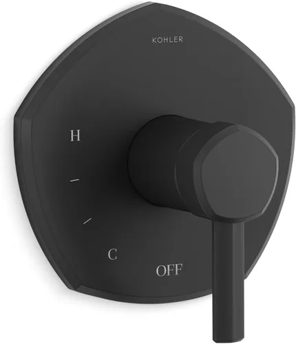 Vista 36 de KOHLER K- TS27043-3-BV Occasion™ RITE-TEMP VALVE TRIM, vibrante bronce cepillado