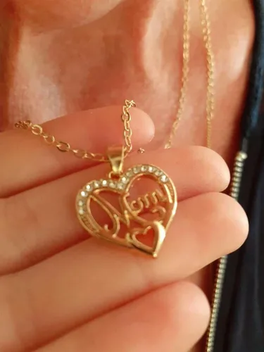 Vista 5 de Long tiantian Collares chapados en oro para mujer, cadena de clip de doble capa, cadena de eslabones de disco, moneda, collar de gargantilla ideal