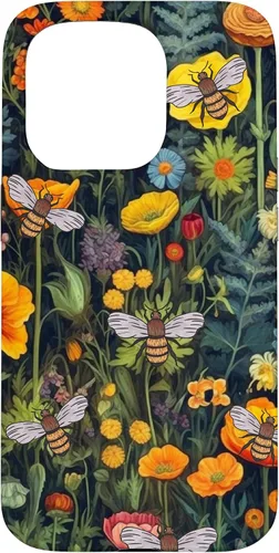 Vista 14 de Bees and Wildflowers Funda para iPhone 17