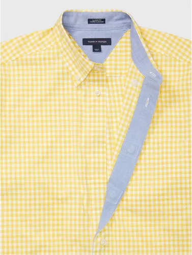Vista 3 de Tommy Hilfiger Camisa de manga larga elástica con botones para hombre