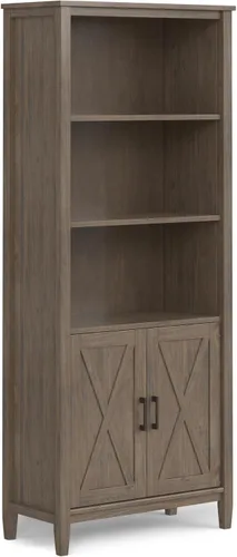Vista 21 de SIMPLIHOME Warm Shaker 36" gabinete de madera maciza en marrón dorado claro