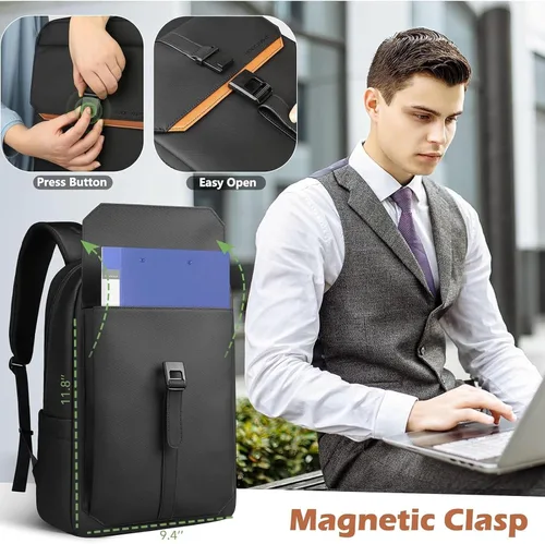 Vista 4 de hk-8201, Negro, Mochilas Tradicionales