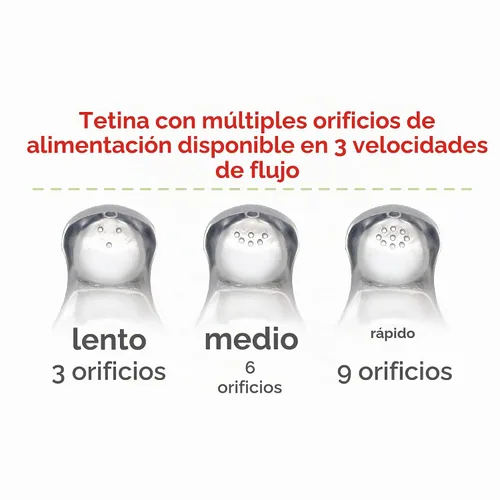 Vista 5 de NUK Tetinas de botella de flujo lento Simply Natural