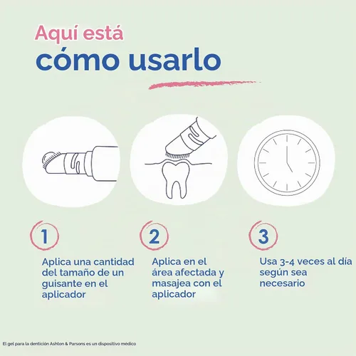 Vista 6 de Ashton & Parsons - Gel de dentición para más de 3 meses, 0.3 fl oz