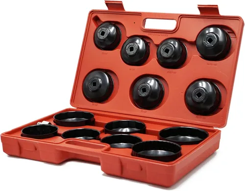 Vista 4 de Juego de llaves de casquillo de filtro de aceite 14pcs 3/8" Kit de herramientas