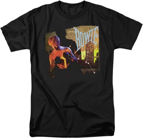 Vista 2 de David Bowie Let's Dance Rock Album Camiseta y pegatinas