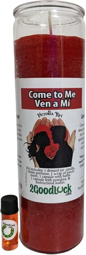 Vista 3 de Vela perfumada vestida Come to Me - Veladora Preparada Ven A Mi