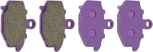 Vista 2 de ROADFAR Pastillas de freno traseras para Kawasaki ER-6N/GPz1100, para Kawasaki Ninja 1000/650/650R/ZX10R/ZX6R/ZX9R, para Kawasaki Versys 650