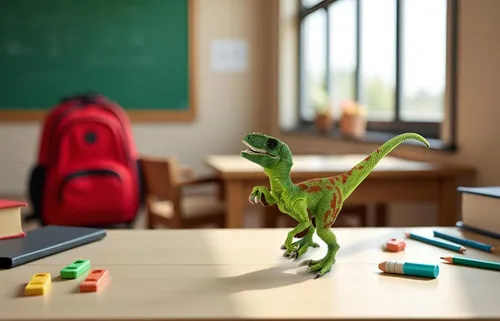 Vista 8 de Figura de velociraptor de dinosaurio con mandíbula móvil y manos Detail Raptor Action Figure Toy Gift and Dinos World Collection Toys for Birthday