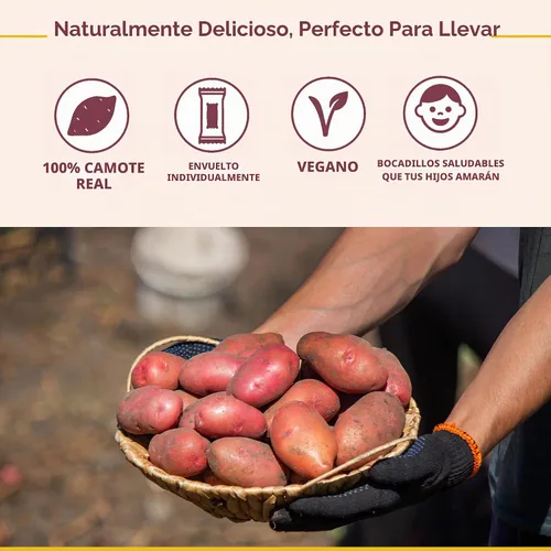 Vista 6 de Gangwon - Bocadillos masticables coreanos de batata, veganos, sin azúcar