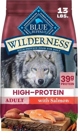 Vista 18 de Blue Buffalo Wilderness - Alimento seco natural con alto contenido proteínico y cereales saludables para perros adultos, pollo, bolsa de 4.5 libras