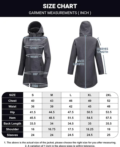 Vista 4 de Outdoor Ventures Caria Softshell - Cortavientos con capucha y forro polar para mujer