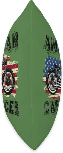 Vista 2 de American Cafe Racer Motorcycle Apparel and Merch American Cafe Racer Biker Men Women Adult Teens Boys Girls Throw Pillow, 16x16, Multicolor