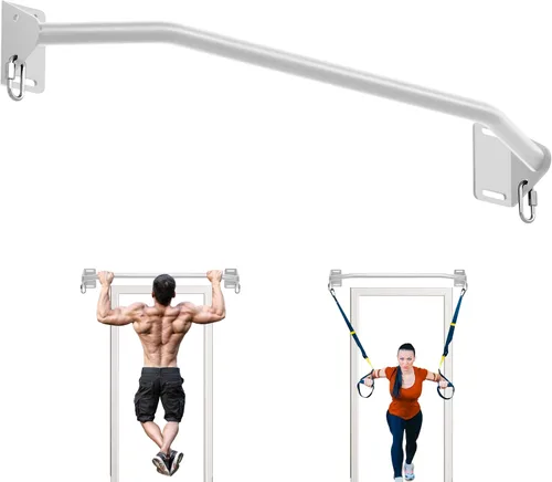 Vista 9 de Pull Up Bar Wall Mounted-Heavy Duty Joist Mounted Pull Up Bar-Premium Strength Training Pull-Up Bars-Fast and Easy Installation for Home and Garage