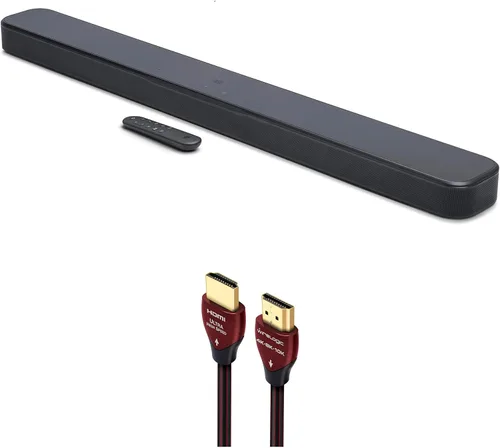 Vista 12 de JBL BAR-2-0-ALL-IN-ONE-MK2 Barra de sonido compacta de 2 canales con Dolby Digital y un cable HDMI WireLogic Ruby de 8 pies de ultra alta velocidad