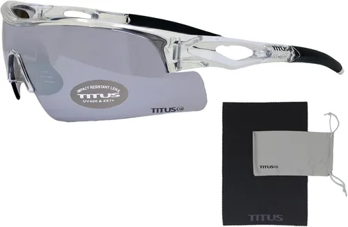 Vista 10 de TITUS G20 Platinum Safety Glasses Shooting Eyewear Protection ANSI Z87+ Negro