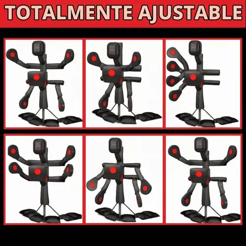 Vista 2 de BAS UFC Body Action System - Almohadillas ajustables para golpear y patear - ¡Entrenamiento de artes marciales: MMA, boxeo, karate, Muay Thai y más!
