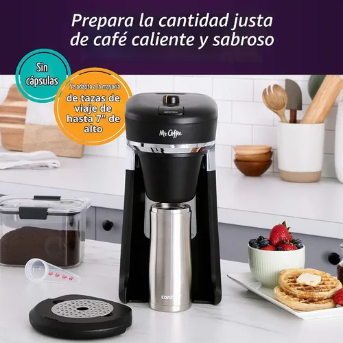 Vista 2 de Mr. Coffee Cafetera HotCup de una sola porción/sin cápsulas, 12 onzas