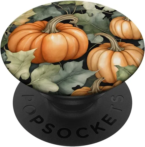 Vista 6 de PopSockets MagSafe PopGrip para iPhone con diseño estético de flores de otoño para mujer