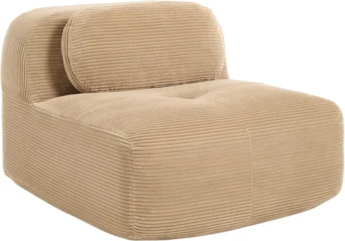 Vista 64 de Sofá sin hueso de 82 pulgadas, cómodo sofá cama de dos plazas, sofá comprimido con asiento profundo, sofá nube de pana para sala de estar