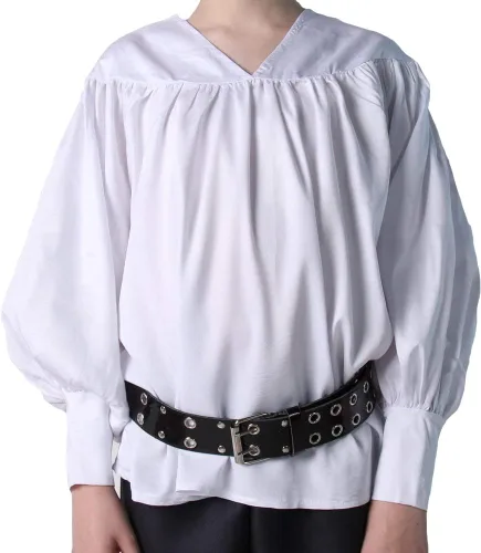 Vista 4 de Camisa renacentista de lujo para niños (elige el tamaño)
