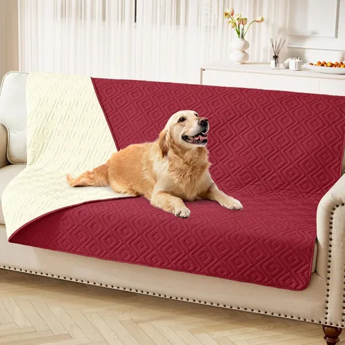 Vista 40 de hyha Manta impermeable para perros, funda suave para cama de perro, mantas para mascotas, funda impermeable para sofá y sillón para perros lavable