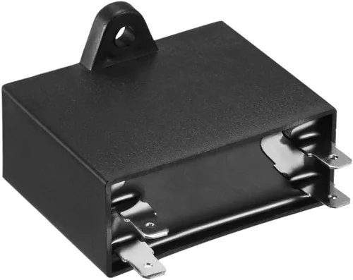 Vista 3 de uxcell Condensador de ventilador de techo CBB61 6uF 450V AC doble inserción de polipropileno metalizado condensadores de película de 1.850 x 0.787 x