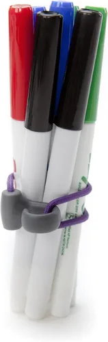 Vista 7 de Bandas de hule Quirky BND-1-CW1 10 Bandits con ganchos, multipropósito, Multicolor, individual