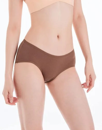 Vista 2 de INNERSY - Calzones de algodón con estilo hipster para mujer, disponible en tallas normales y tallas grandes, paquete de 6
