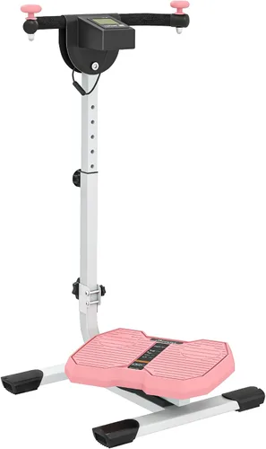Vista 11 de Soozier Tabla Plegable de Torsión Abdominal para Adelgazamiento de Cintura con Pantalla que Muestra Tiempo, Calorías, Equipo de Entrenamiento