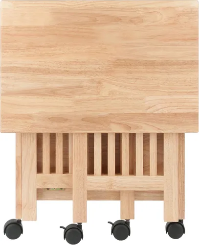 Vista 10 de Winsome Mission 81628 - Soporte de madera para impresora móvil (2 estantes, color marrón)