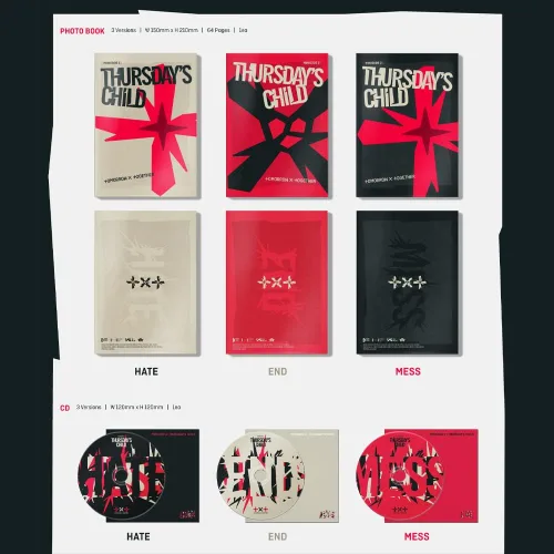 Vista 3 de Dreamus TXT (Mañana x Juntos) - MINISODE 2: JUEVES CHILD Set (las tres versiones) [Incluye adhesivo decorativo KPOP Merch Top Loader]