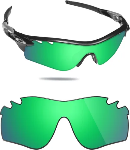 Vista 7 de Fiskr Lentes polarizadas de repuesto compatibles con gafas de sol Oakley RadarLock Path Vented OO9181 Azul