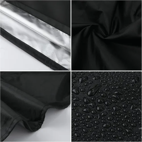 Vista 3 de Protector redondo de plástico Oxford para piscina de 6 pies, forro impermeable, 6 pies x 12 pulgadas