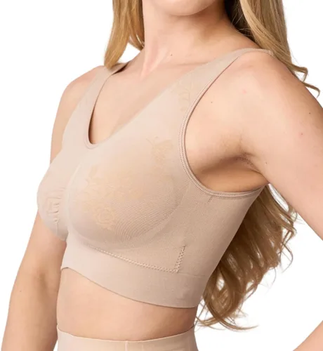 Vista 44 de Coobie Brasier sin costuras de cobertura completa para mujer con acolchado extraíble para mayor comodidad