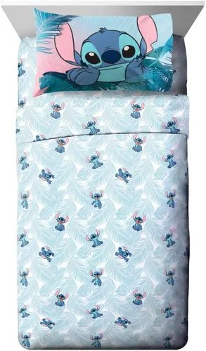 Vista 10 de Jay Franco - Juego de sábanas para niños con sábana bajera, sábana encimera y funda para almohada - Ropa de cama ultra suave con funda para almohada