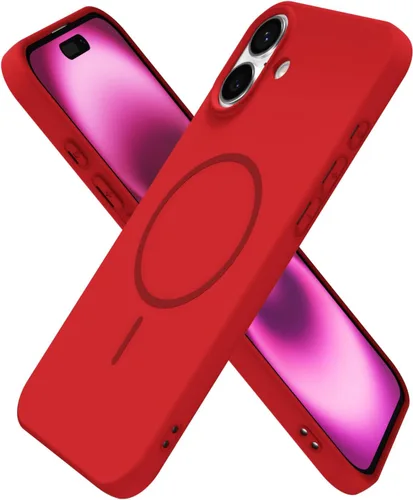 Vista 70 de Oakxco Funda de Silicona Mag Safe para iPhone 12 Pro Max, Funda Magnética Delgada y Fina Compatible con Carga Inalámbrica MagSafe, Bonita Funda