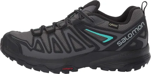 Vista 8 de Salomon Zapatos de senderismo X Crest para mujer negro rosado gris Grey Pink Black 1