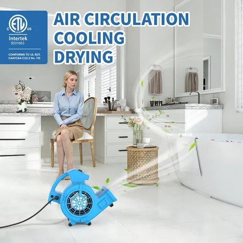 Vista 10 de Bestronair Ventilador del movimiento del aire, secador de piso de alta