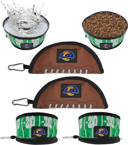 Vista 33 de Pets First NFL - Tazón plegable para mascotas