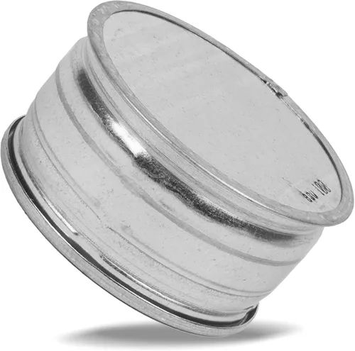 Vista 8 de Repa Market Tapa redonda de 4 pulgadas para conducto de secador, tapa en T de acero galvanizado, tapón de metal, cubierta de tubería para interiores